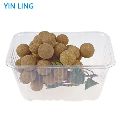 Einweg -Pet -Frucht -Plastikverpackungsschalen